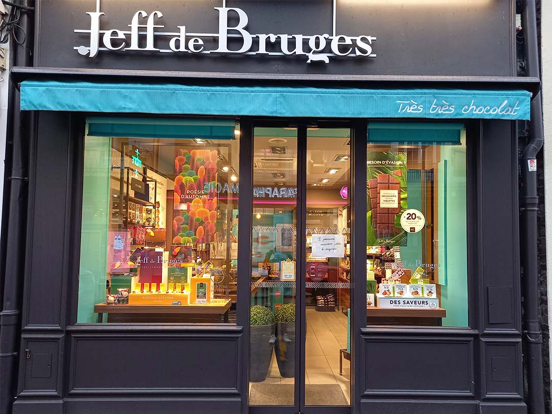 Jeff de Bruges personnalise vos chocolats ! Angers - Grand Maine