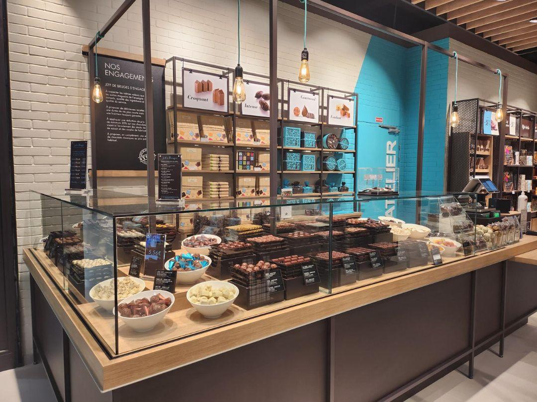 Chocolatier Jeff de Bruges Outlet Ile Saint Denis Centre