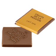 Chocolat Jeff de Bruges - Carré lait passion Chocolat Jeff de Bruges - Carré lait passion