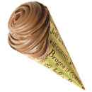 Chocolat Jeff de Bruges - Cornet doré
