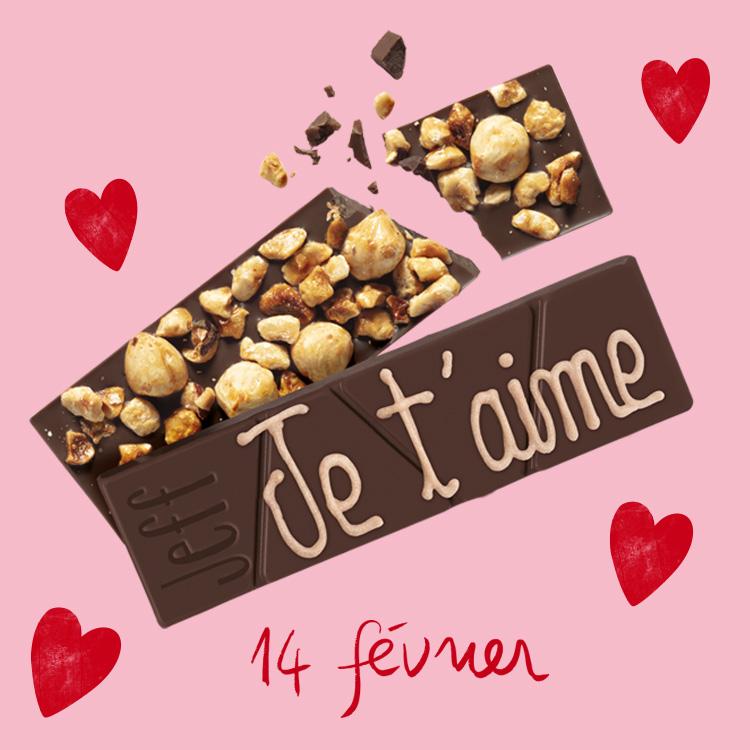 chocolats saint valentin