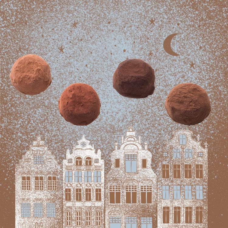 truffes en chocolat de Bruxelles