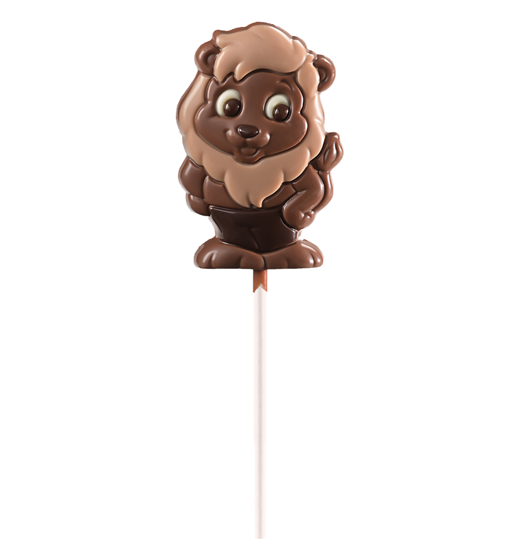 Choco'cette Milk chocolate lion lolly