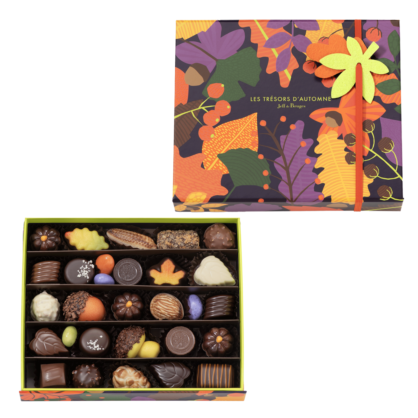 Rectangular autumn box.