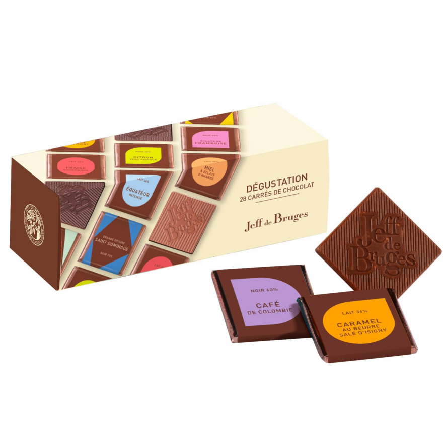 Box of 28 Tasting Carrés