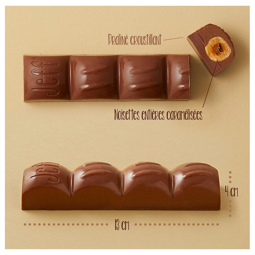 Chocolat au Lait, barre de chocolat