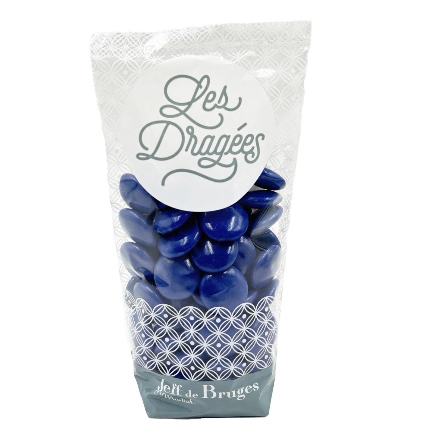 Flat dragee bag 70% dark chocolate - Dark blue