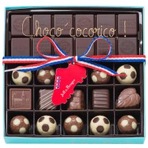 La collection de chocolats foot pour la fête des pères et l'Euro 2020 2021 par Jeff de Bruges