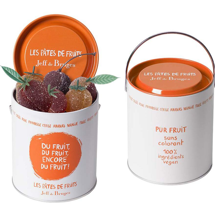 Collection été, Pot Métal Pâtes de Fruits Forme fruits et Duos Jeff