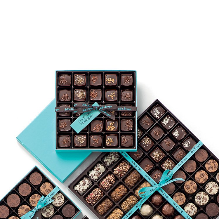 Boîte de chocolats personnalisée - Noël - 25 pièces
